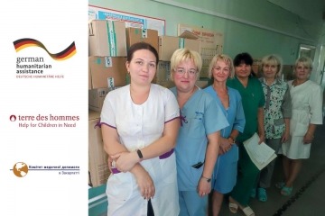 Help for medical workers in Kramatorsk