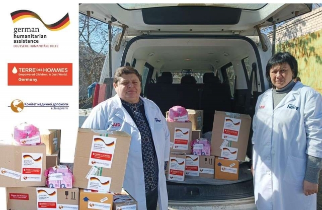 We continue to support medical institutions in the communities of Kherson region