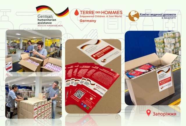 Допомога постраждалому населенню у Запоріжжі