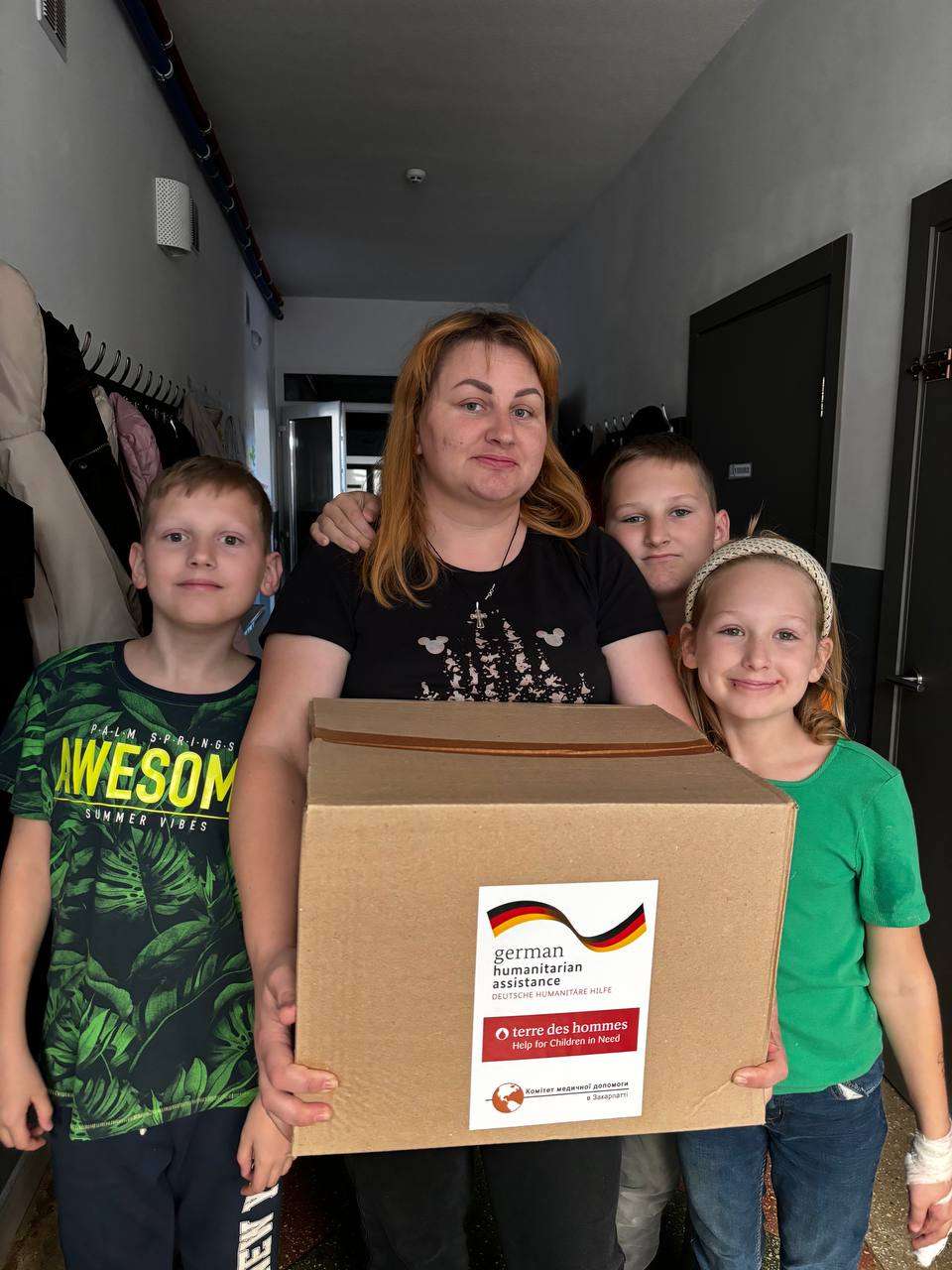 Humanitarian aid for IDPs in Zakarpattia