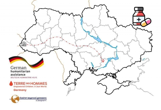 Humanitarian aid delivered to medical institutions in Kherson region