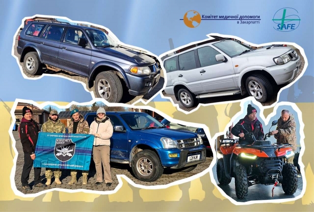 Чергову партію транспортних засобів передали на підсилення Захисників і Захисниць України