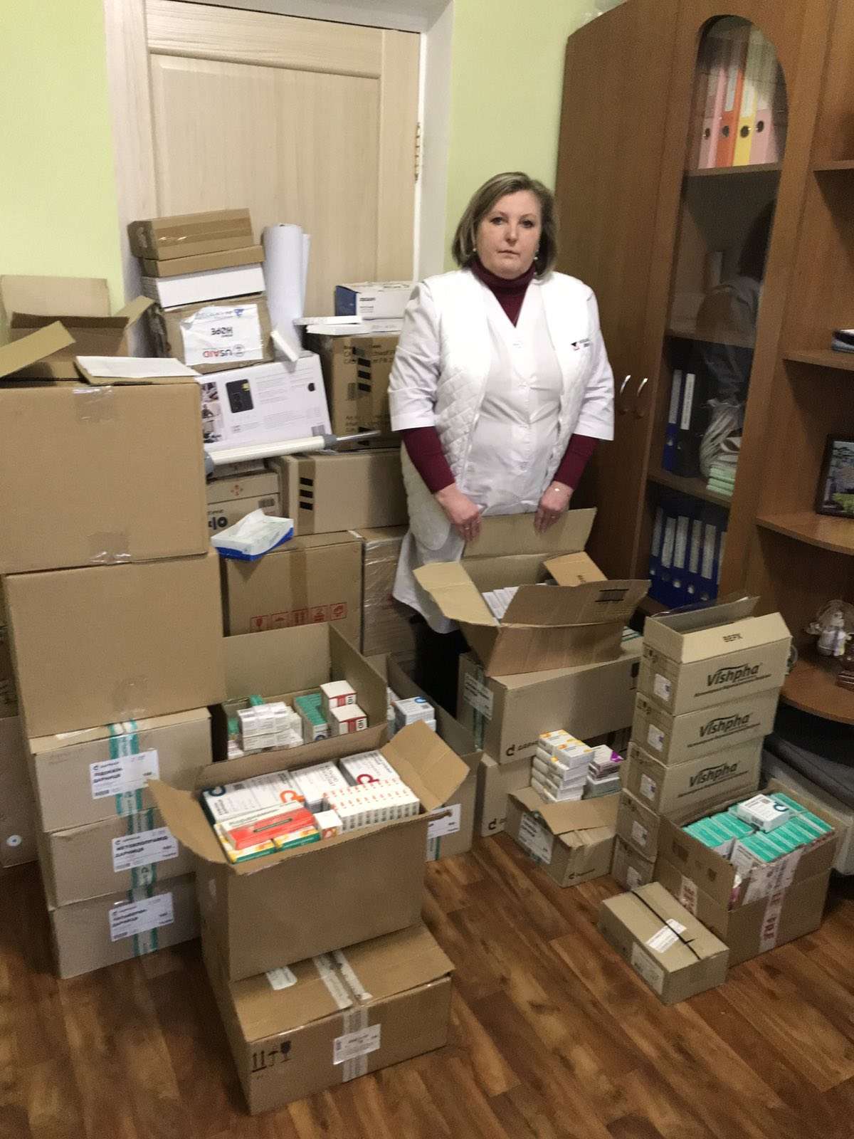 Humanitarian aid delivered to medical institutions in Kherson region